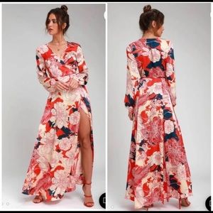 Lulus Wrap Dress! Size Sm